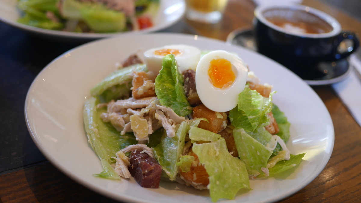 サウスヤラのカフェの食事