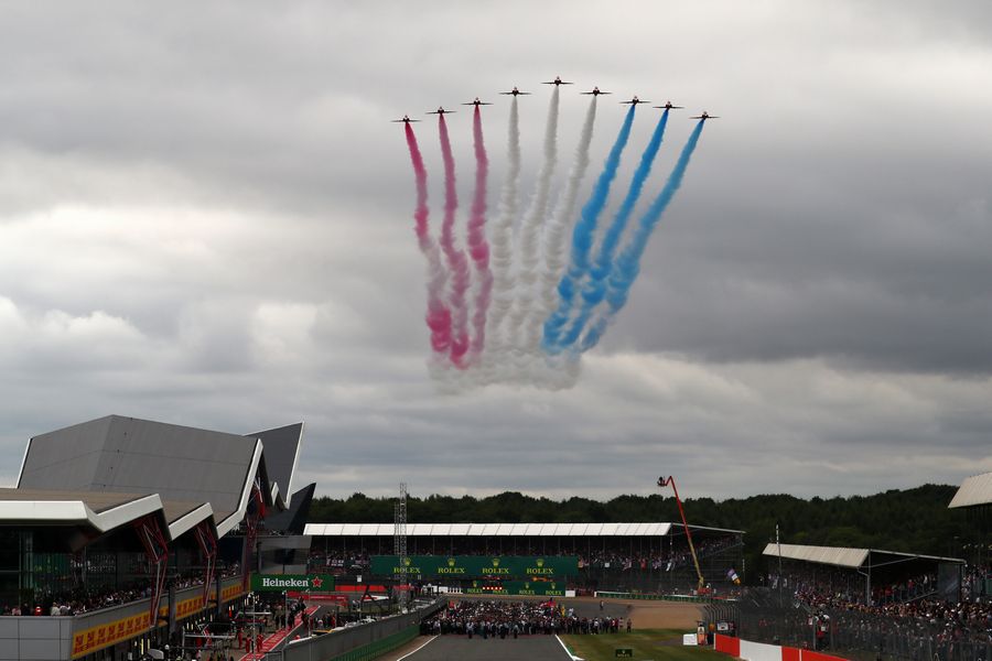 F1イギリスGP　航空ショー