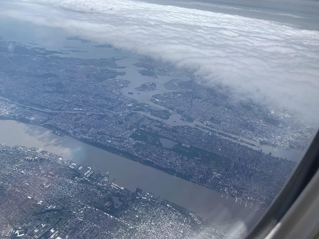 マンハッタン上空の景色