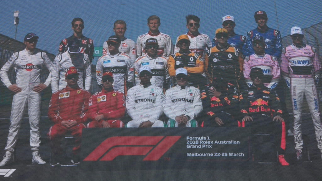 F1オーストラリアGP　ドライバー撮影